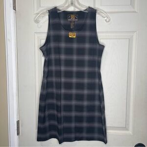FB County Flannel Black And Gray Mini Dress Sz S